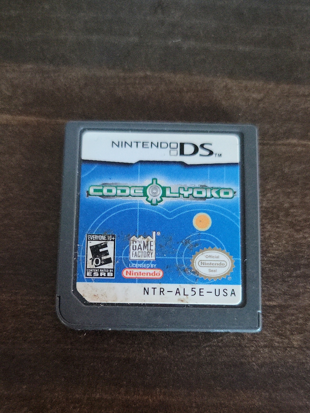 Nintendo DS Code Lyoko Cartridge - Blue Label